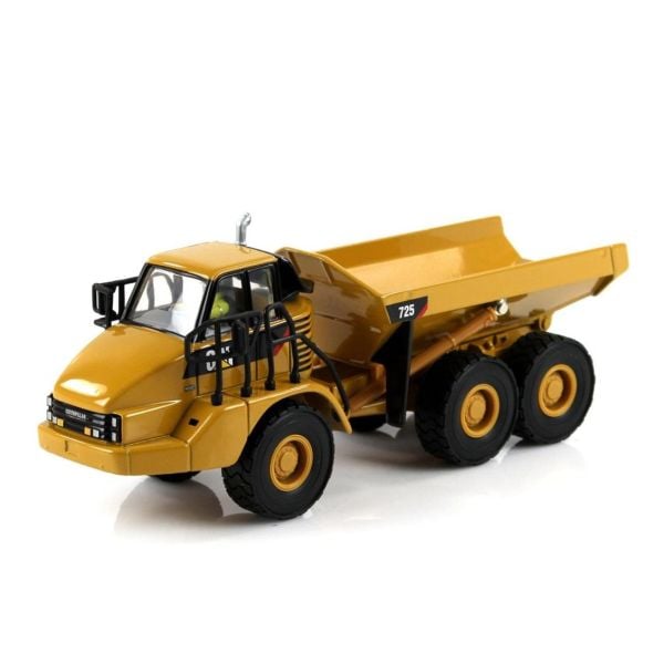 Diecast Masters 85073 1/50 Ölçek, Cat 725 Belden Kırmalı Kamyon, Sergilemeye Hazır Metal İş Makinası Modeli