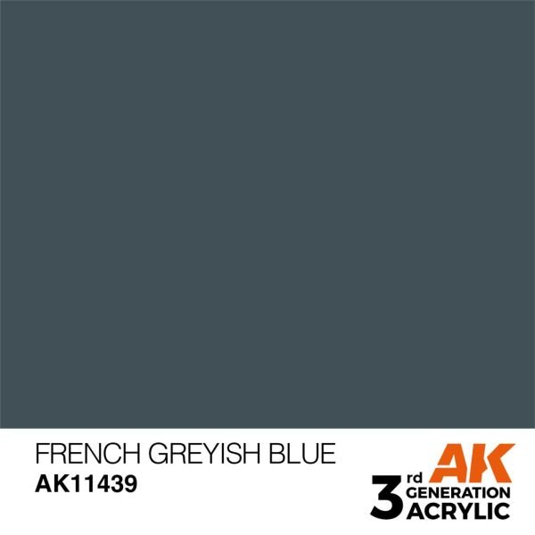 AK 11439 17 ml. French Greyish Blue, Figür Serisi 3GEN Akrilik Model Boyası