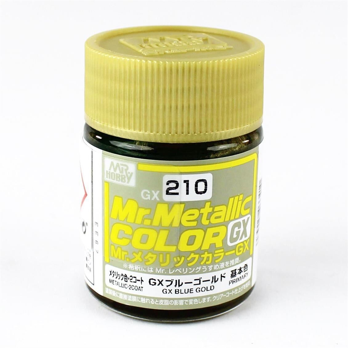Mr.Hobby GX-210 18 ml. Metallic Blue Gold, Metalik Serisi Model Boyası
