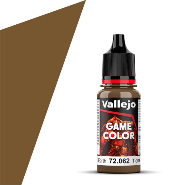 Vallejo 72062 18 ml. Earth, Game Color Serisi Model Boyası