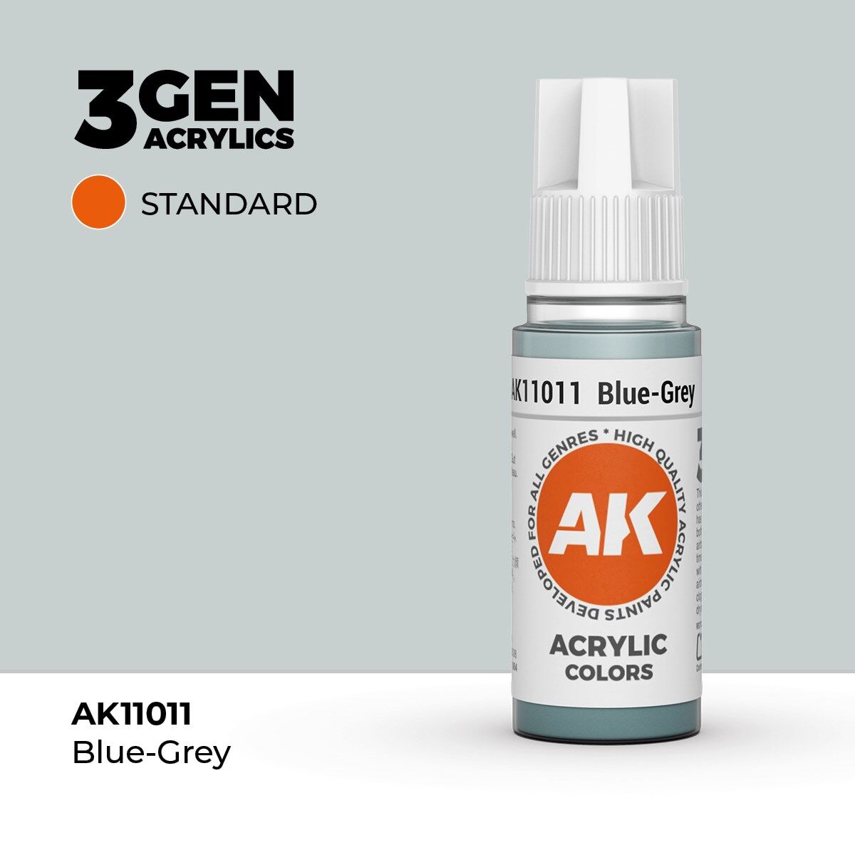 AK 11011 17 ml. Blue-Grey, 3GEN Akrilik Model Boyası