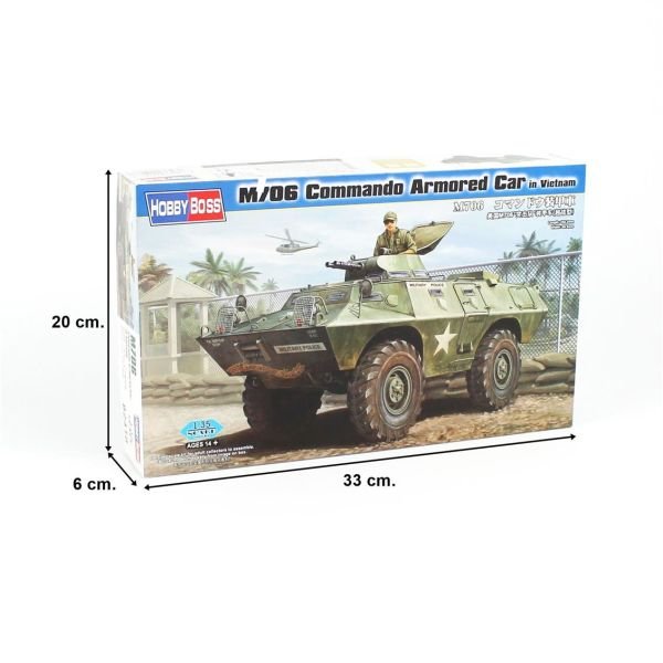 HobbyBoss 82418 1/35 Ölçek, M706 Commando Armored Car İn Vietnam