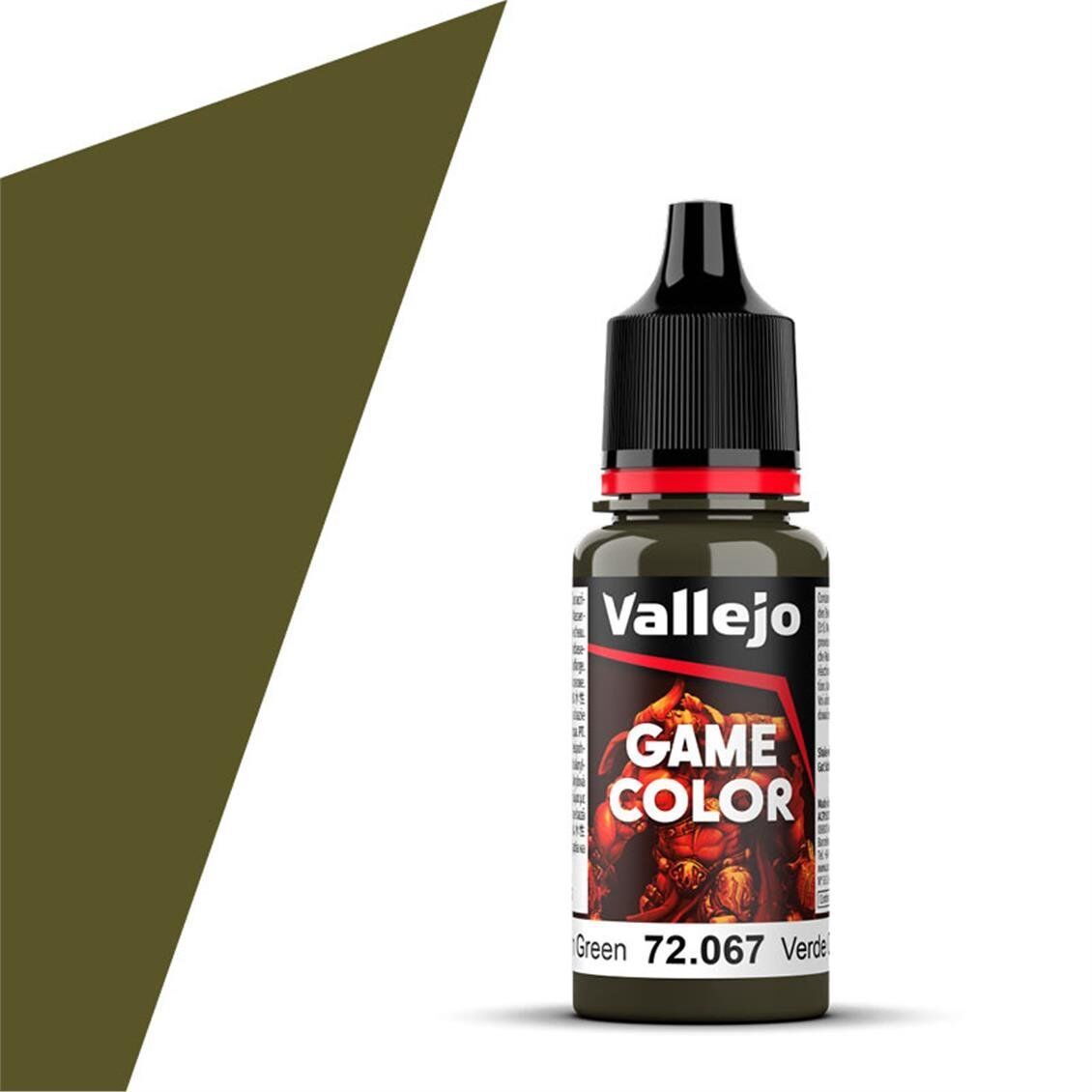 Vallejo 72067 18 ml. Cayman Green, Game Color Serisi Model Boyası