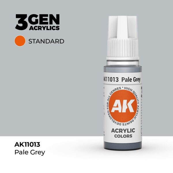 AK 11013 17 ml. Pale Grey, 3GEN Akrilik Model Boyası
