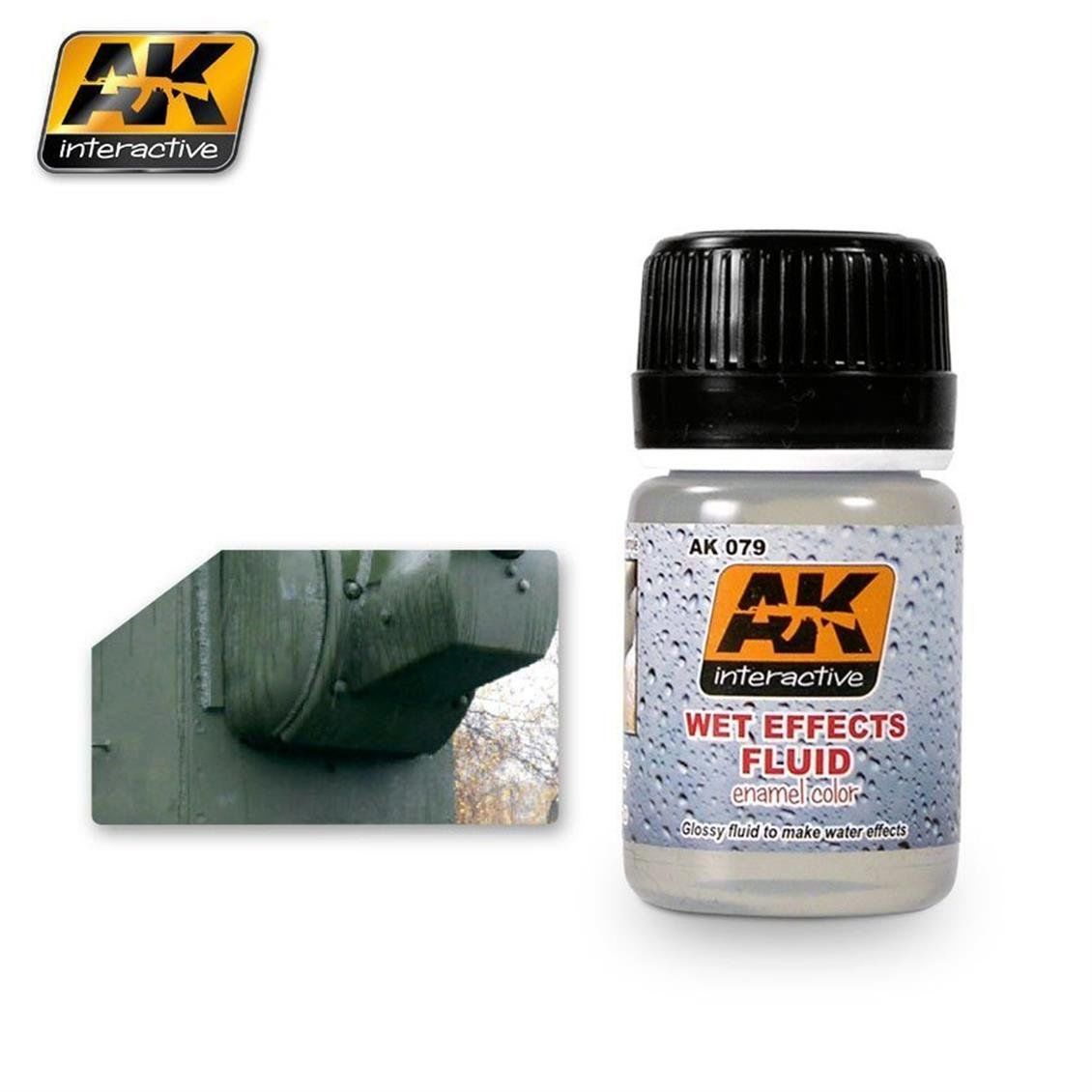 AK Interactive 079 35 ml. Islaklık Efekti, Enamel Model Boyası