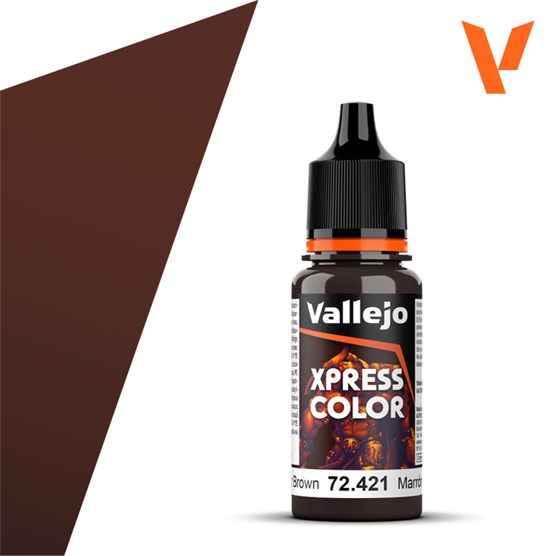 Vallejo 72421 18 ml. Copper Brown, Xpress Game Color Serisi Model Boyası