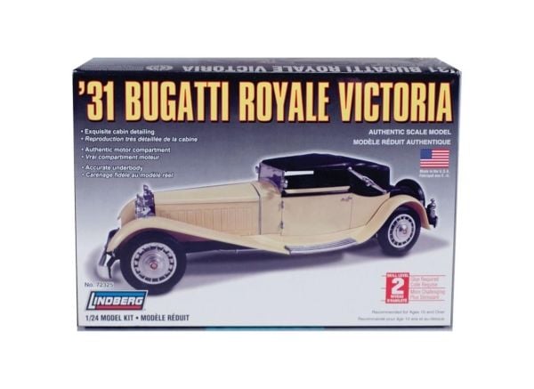 Lindberg 72325 1/25 Ölçek, 1931 Bugattı Royal Victoria