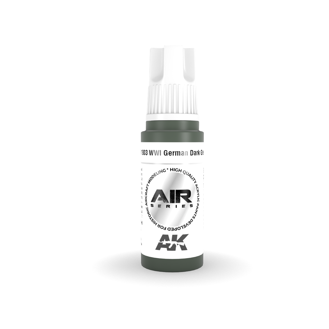 AK 11803 17 ml. WWI German Dark Green, Aircraft Serisi 3GEN Akrilik Model Boyası
