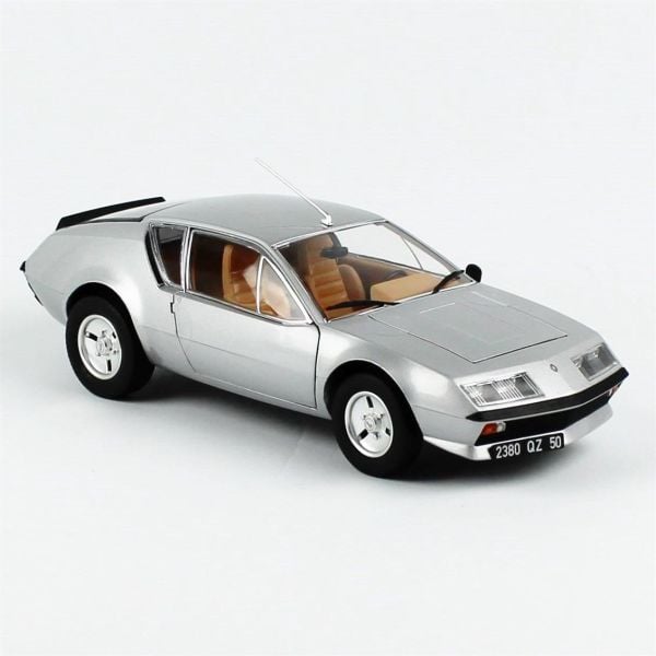 Norev 185320 1/18 Ölçek, 1979 Alpine Renault A310 V6, Gümüş, Sergilemeye Hazır Metal Araba Modeli