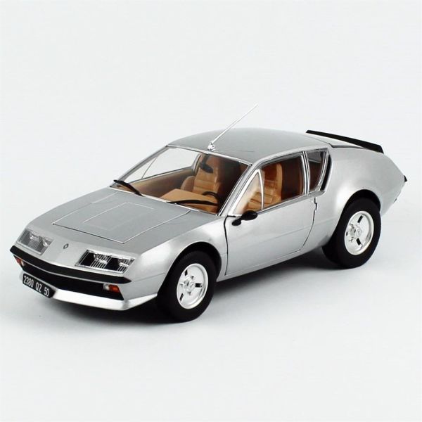 Norev 185320 1/18 Ölçek, 1979 Alpine Renault A310 V6, Gümüş, Sergilemeye Hazır Metal Araba Modeli