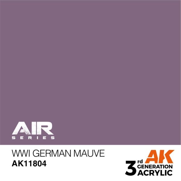 AK 11804 17 ml. WWI German Mauve, Aircraft Serisi 3GEN Akrilik Model Boyası