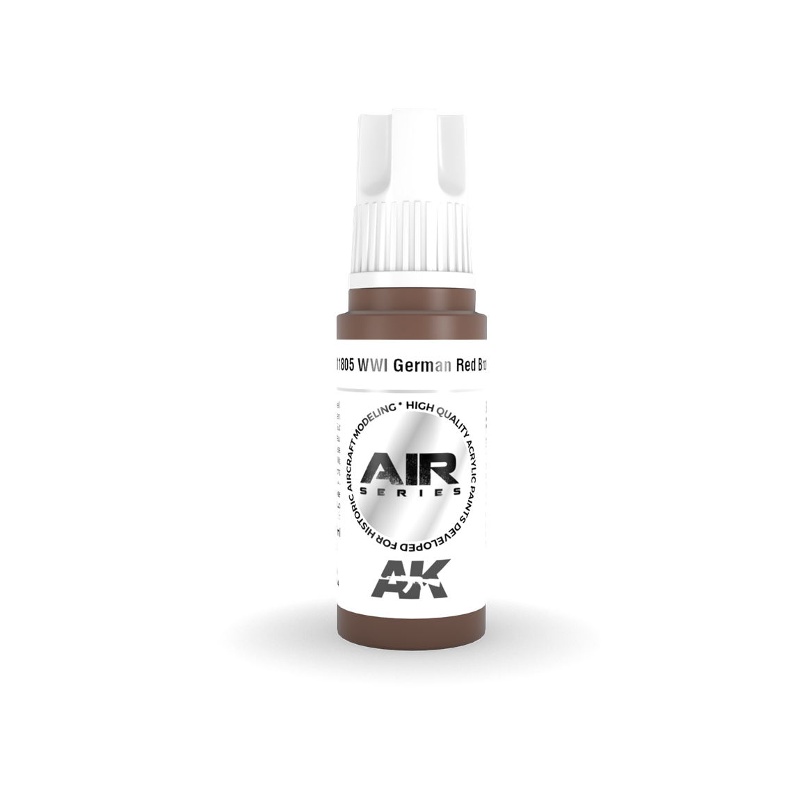 AK 11805 17 ml. WWI German Red Brown, Aircraft Serisi 3GEN Akrilik Model Boyası