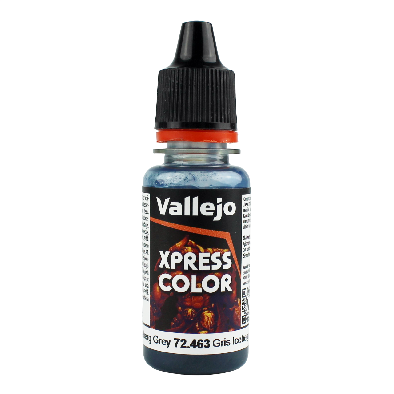 Vallejo 72463 18 ml. Iceberg Grey, Xpress Game Color Serisi Model Boyası