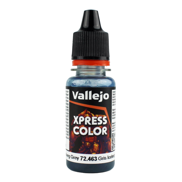 Vallejo 72463 18 ml. Iceberg Grey, Xpress Game Color Serisi Model Boyası