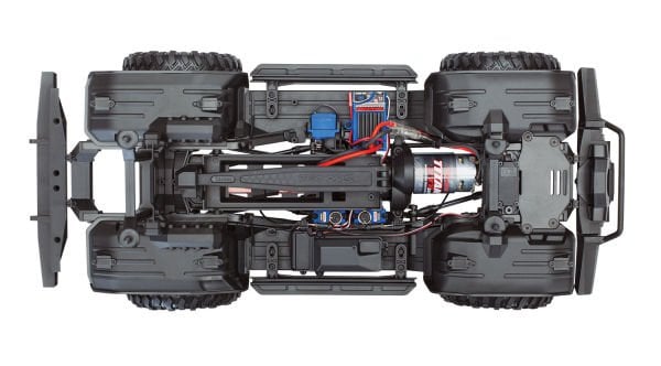 Traxxas TRX-4® CHASSİS KİT Clipless V2 ( ELEKTRONİK DAHİL )