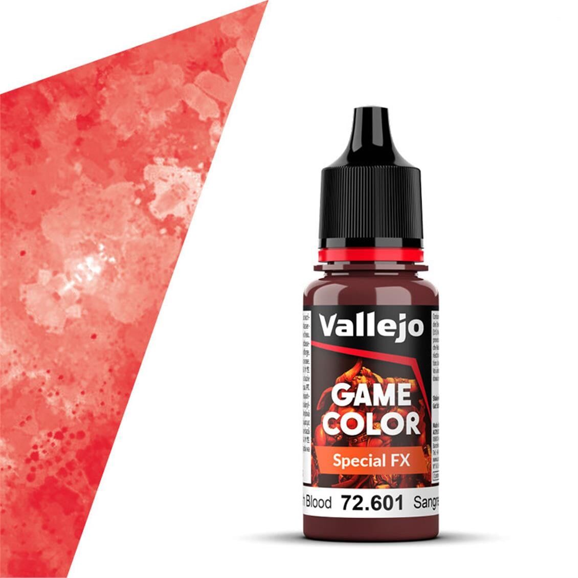 Vallejo 72601 18 ml. Fresh Blood, Special FX Game Color Serisi Model Boyası