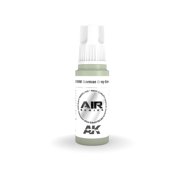 AK 11808 17 ml. WWI German Grey-Green Primer, Aircraft Serisi 3GEN Akrilik Model Boyası