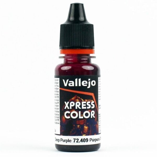 Vallejo 72409 18 ml. Deep Purple, Xpress Game Color Serisi Model Boyası