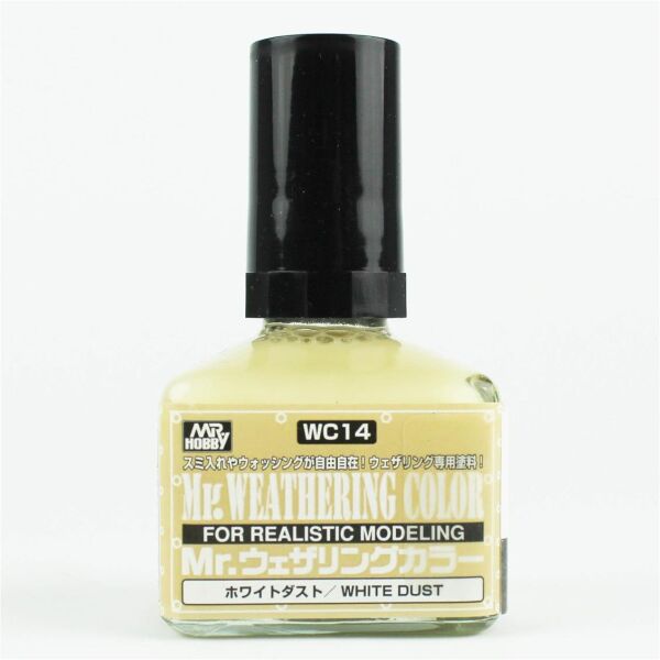 Mr.Hobby WC-14 40 ml. Filter Liquid White Dust, Eskitme Model Boyası