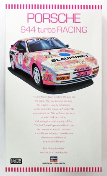 Hasegawa 20315 1/24 Ölçek, Porsche 944 Turbo Racing (Limited Edition), Yarış Aracı, Plastik Model kiti