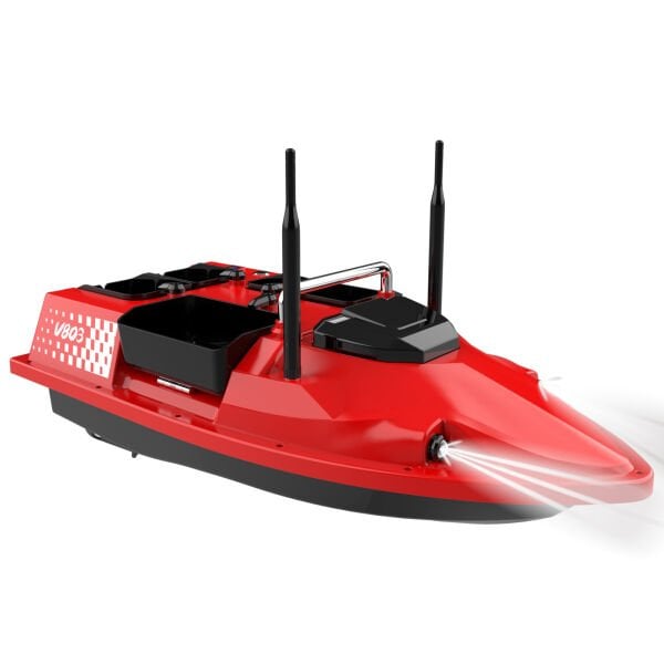 SAZAN YEMLEME BOTU Flytec V803 Basic (KONUMSUZ) 500M Menzilli, Yüksek Kapasiteli Batarya, 25Km/S Hızlı Balık, Sazan Yemleme Teknesi ve Botu