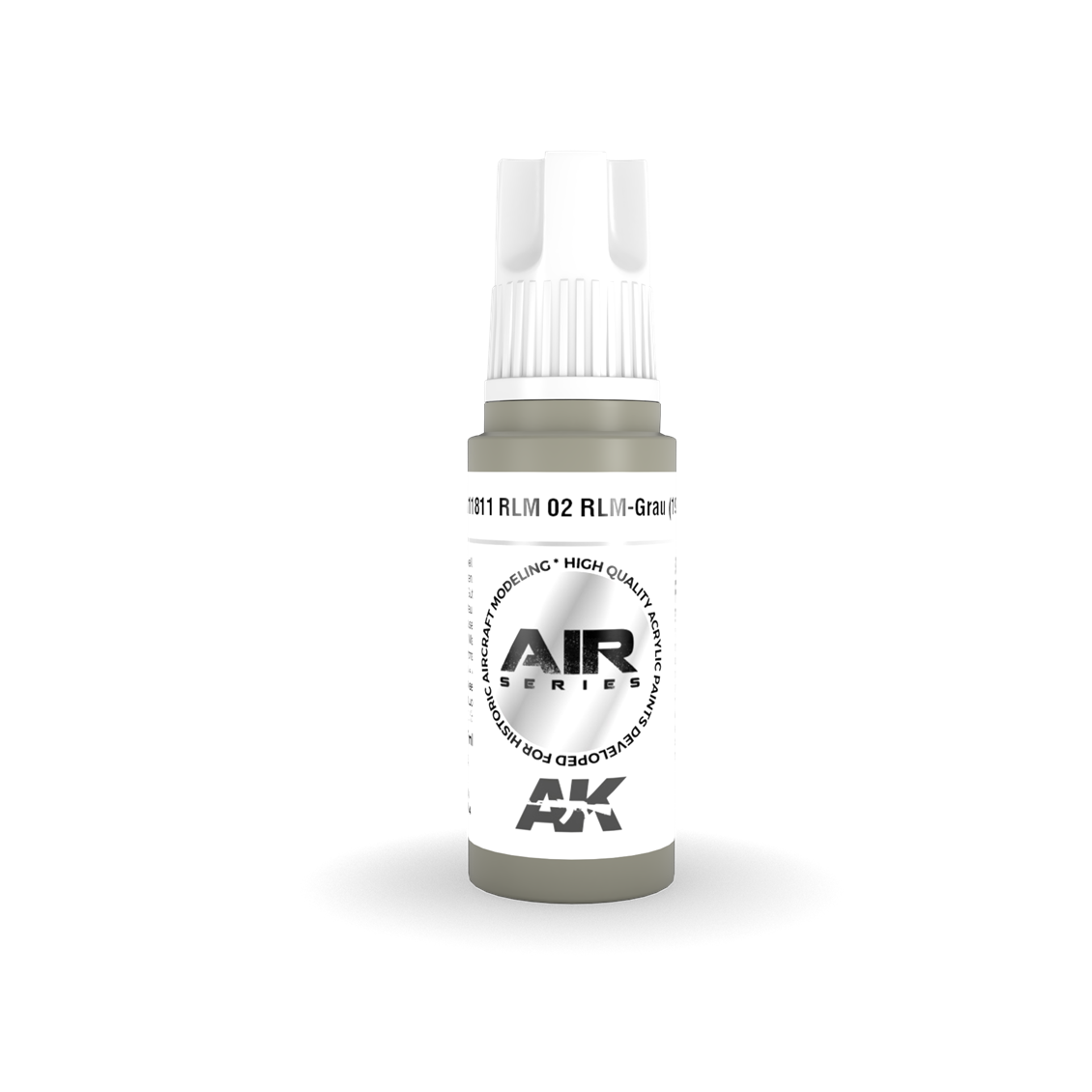 AK 11811 17 ml. RLM 02 RLM-Grau (1938), Aircraft Serisi 3GEN Akrilik Model Boyası