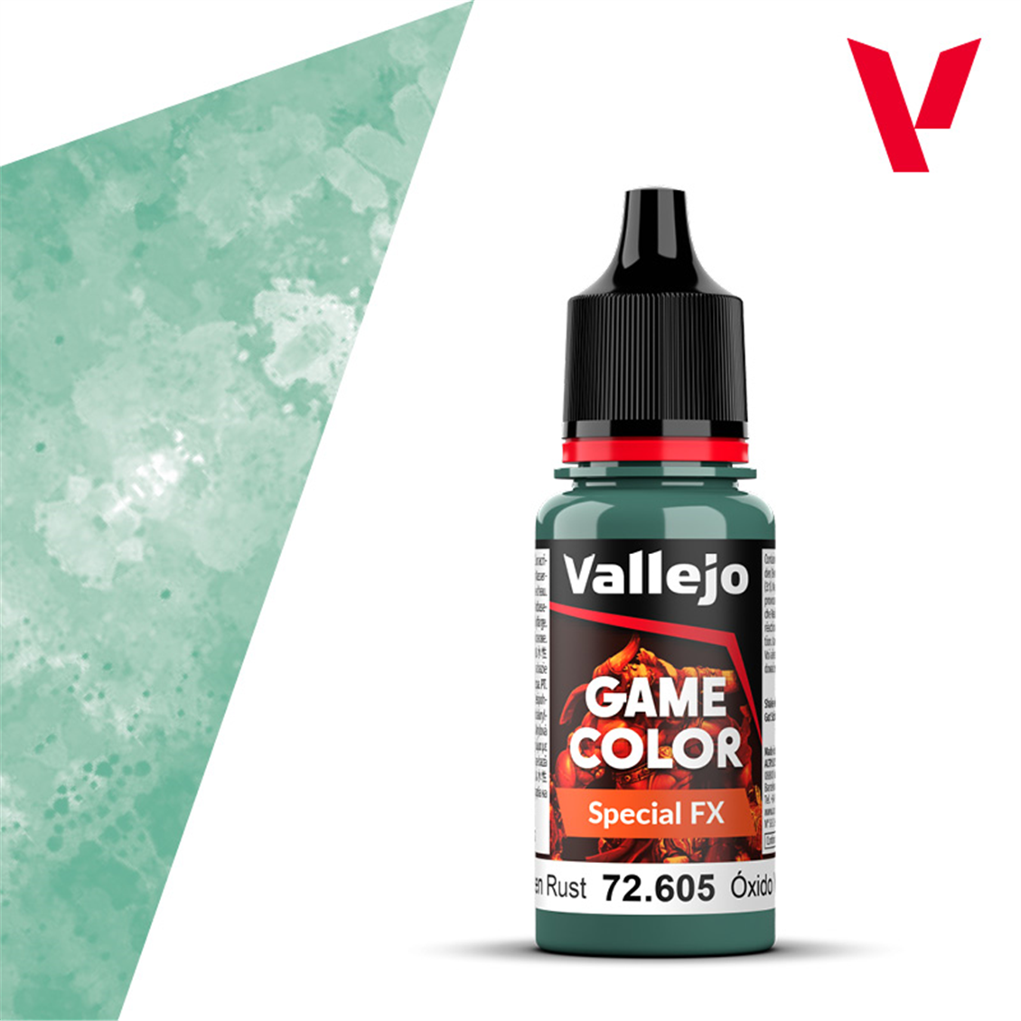 Vallejo 72605 18 ml. Green Rust, Special FX Game Color Serisi Model Boyası