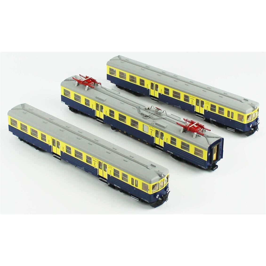 Piko 51452 1/87 Ölçek, PKP IV, Triebzug EN 57, 3 Vagonlu, Elektrikli Model Tren