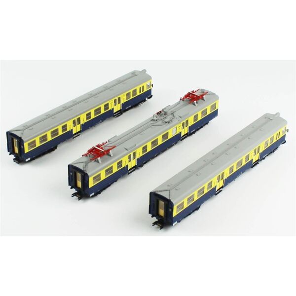 Piko 51452 1/87 Ölçek, PKP IV, Triebzug EN 57, 3 Vagonlu, Elektrikli Model Tren