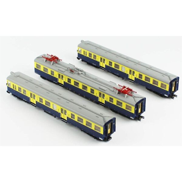 Piko 51452 1/87 Ölçek, PKP IV, Triebzug EN 57, 3 Vagonlu, Elektrikli Model Tren