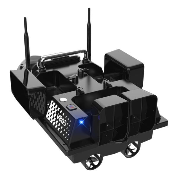 Flytec V803 Pro 500M Menzilli, GPS'li, 200 Konumlu, Oto Eve Dönüş, Yüksek Kapasiteli Batarya, 25Km/S Hızlı Balık, Sazan Yemleme Teknesi ve Botu