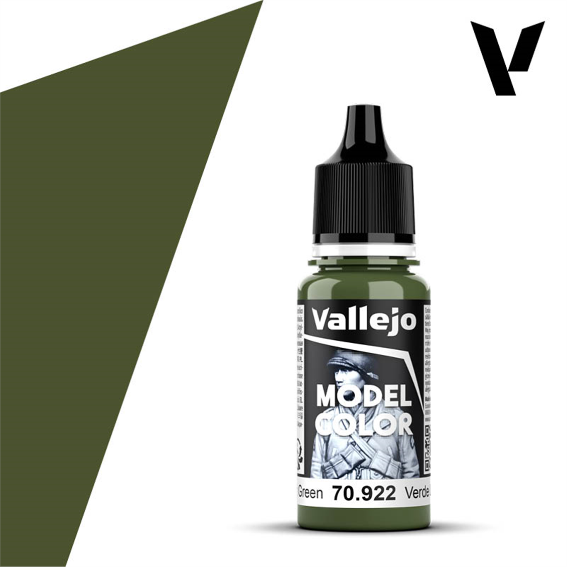Vallejo 70922 18 ml. (093) Uniform Green-Matt, Model Color Serisi Model Boyası