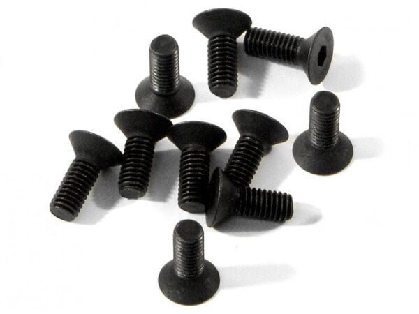 #Z082 - FLAT HEAD SCREW M3x8mm (HEX SOCKET/10pcs)