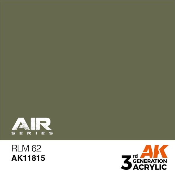 AK 11815 17 ml. RLM 62, Aircraft Serisi 3GEN Akrilik Model Boyası