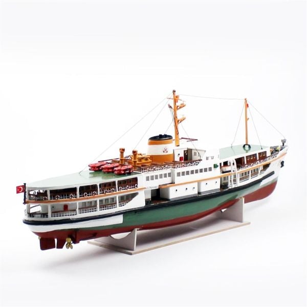 QD400 100 cm. Paşabahçe Yolcu Vapuru, Sergilemeye Hazır Gemi Modeli