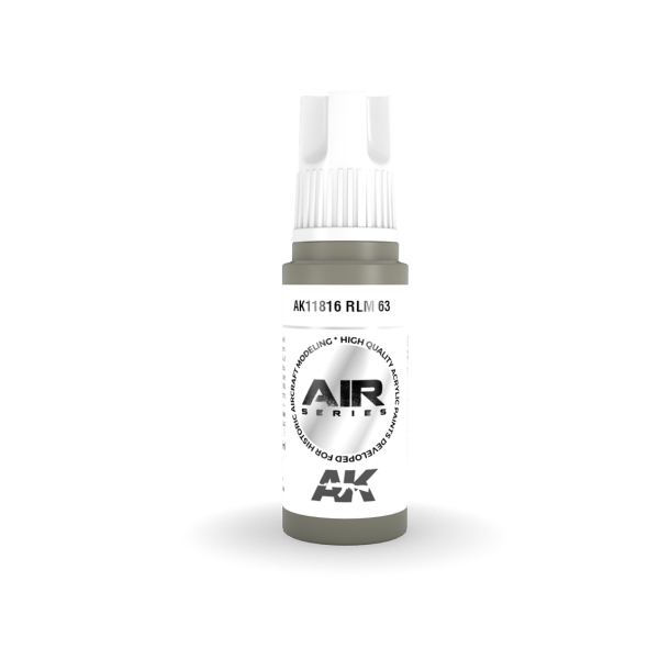 AK 11816 17 ml. RLM 63, Aircraft Serisi 3GEN Akrilik Model Boyası
