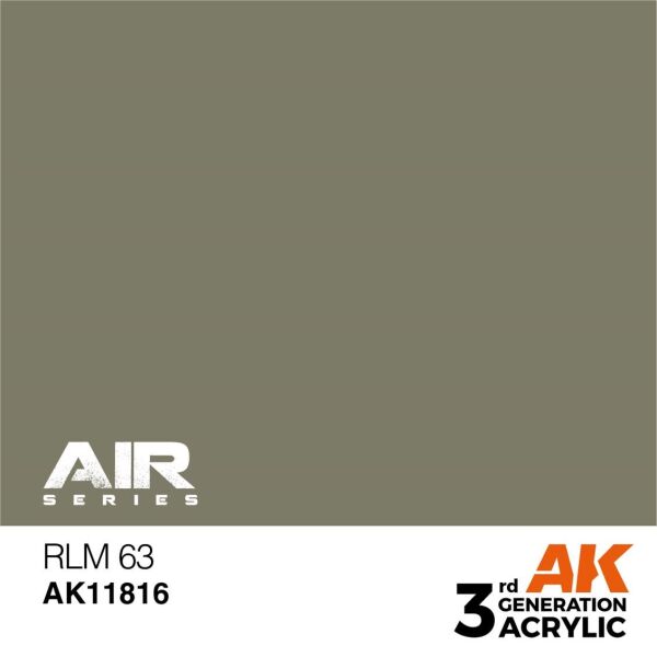 AK 11816 17 ml. RLM 63, Aircraft Serisi 3GEN Akrilik Model Boyası