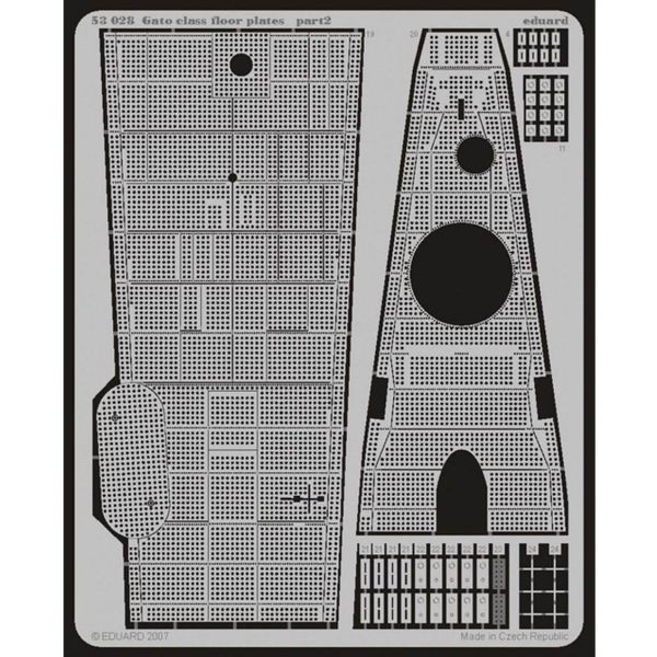Eduard 53028 1/72 Ölçek, Gato Class Floor Plates Detay Seti - St