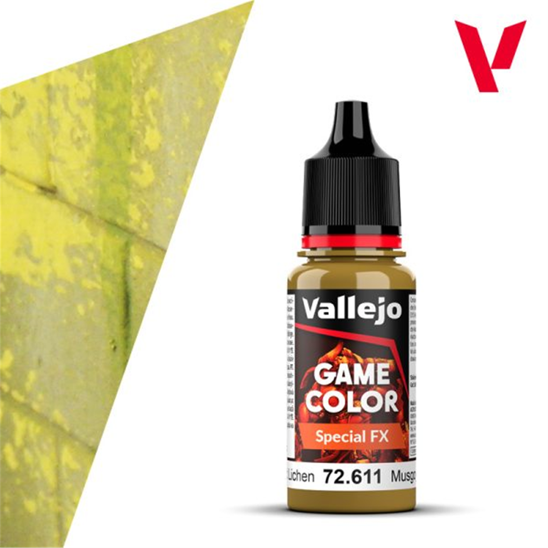 Vallejo 72611 18 ml. Moss and Lichen, Special FX Game Color Serisi Model Boyası