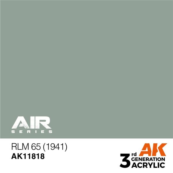 AK 11818 17 ml. RLM 65 (1941), Aircraft Serisi 3GEN Akrilik Model Boyası