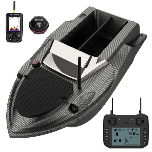 Flytec V080 800M Menzilli, GPS'li, 180 Konumlu, Oto Eve Dönüş, Yüksek Kapasiteli Batarya, Yüksek Hızlı Balık, Sazan Yemleme Teknesi ve Botu Sonarlı