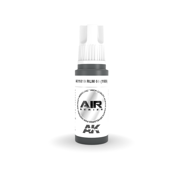 AK 11819 17 ml. RLM 66 (1938), Aircraft Serisi 3GEN Akrilik Model Boyası
