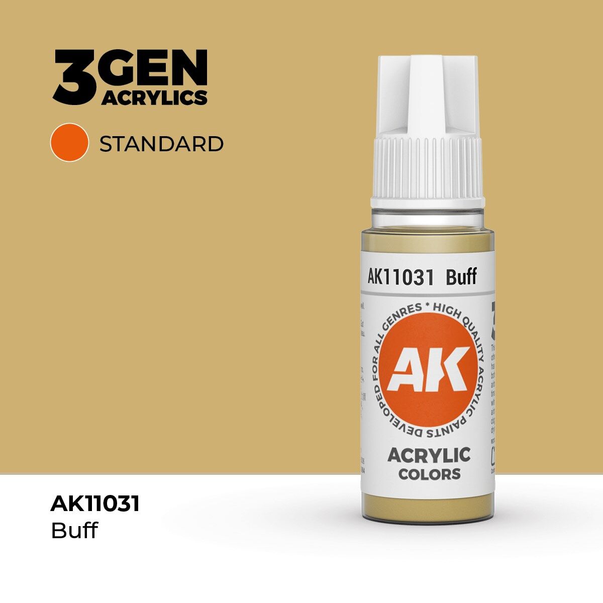 AK 11031 17 ml. Buff, 3GEN Akrilik Model Boyası