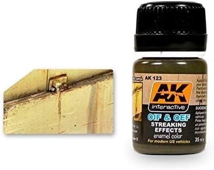 AK Interactive 123 35 ml. OIF&OEF ABD Araçları Çizgi Efekti, Enamel Model Boyası