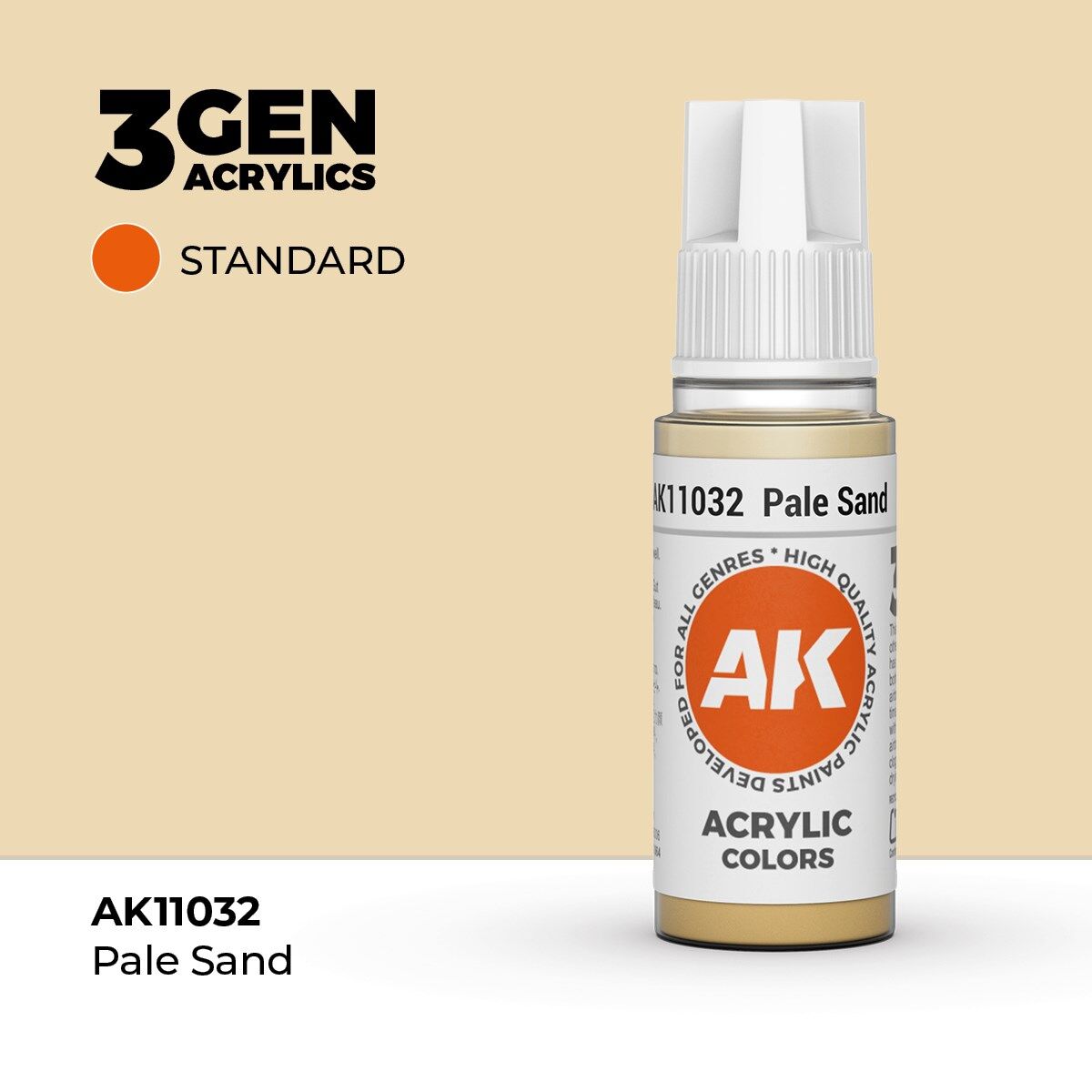AK 11032 17 ml. Pale Sand, 3GEN Akrilik Model Boyası