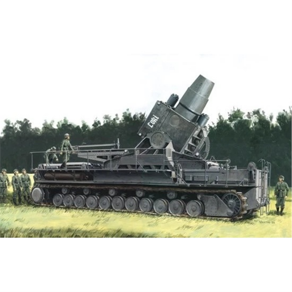 Dragon 6946 1/35 Ölçek, Karl / Loki Ağır Tip Kundağı Motorlu Havanı ve Mürettebatı, Plastik Model Kiti