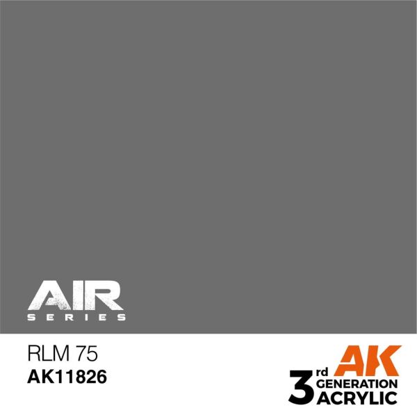 AK 11826 17 ml. RLM 75, Aircraft Serisi 3GEN Akrilik Model Boyası