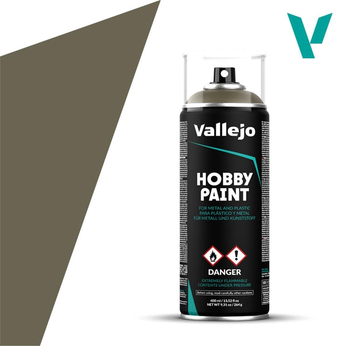 Vallejo 28007 400 ml. Russian Uniform, Sprey Model Boyası