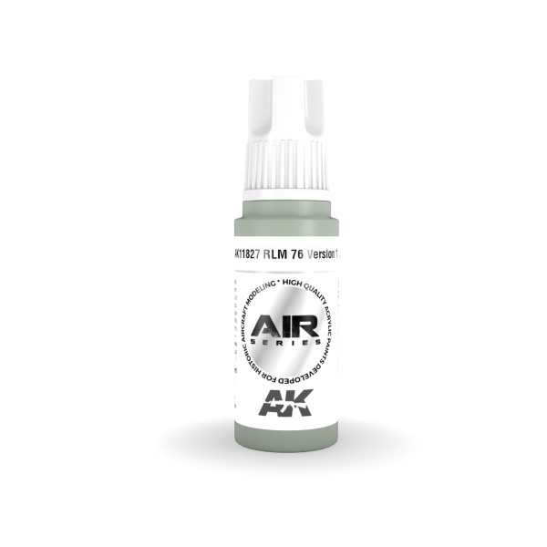 AK 11827 17 ml. RLM 76 Version 1, Aircraft Serisi 3GEN Akrilik Model Boyası