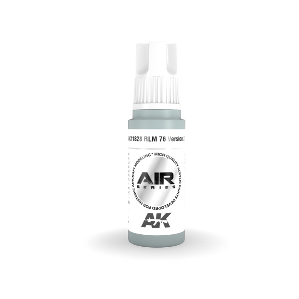 AK 11828 17 ml. RLM 76 Version 2, Aircraft Serisi 3GEN Akrilik Model Boyası